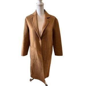 Topshop Brown Long Coat